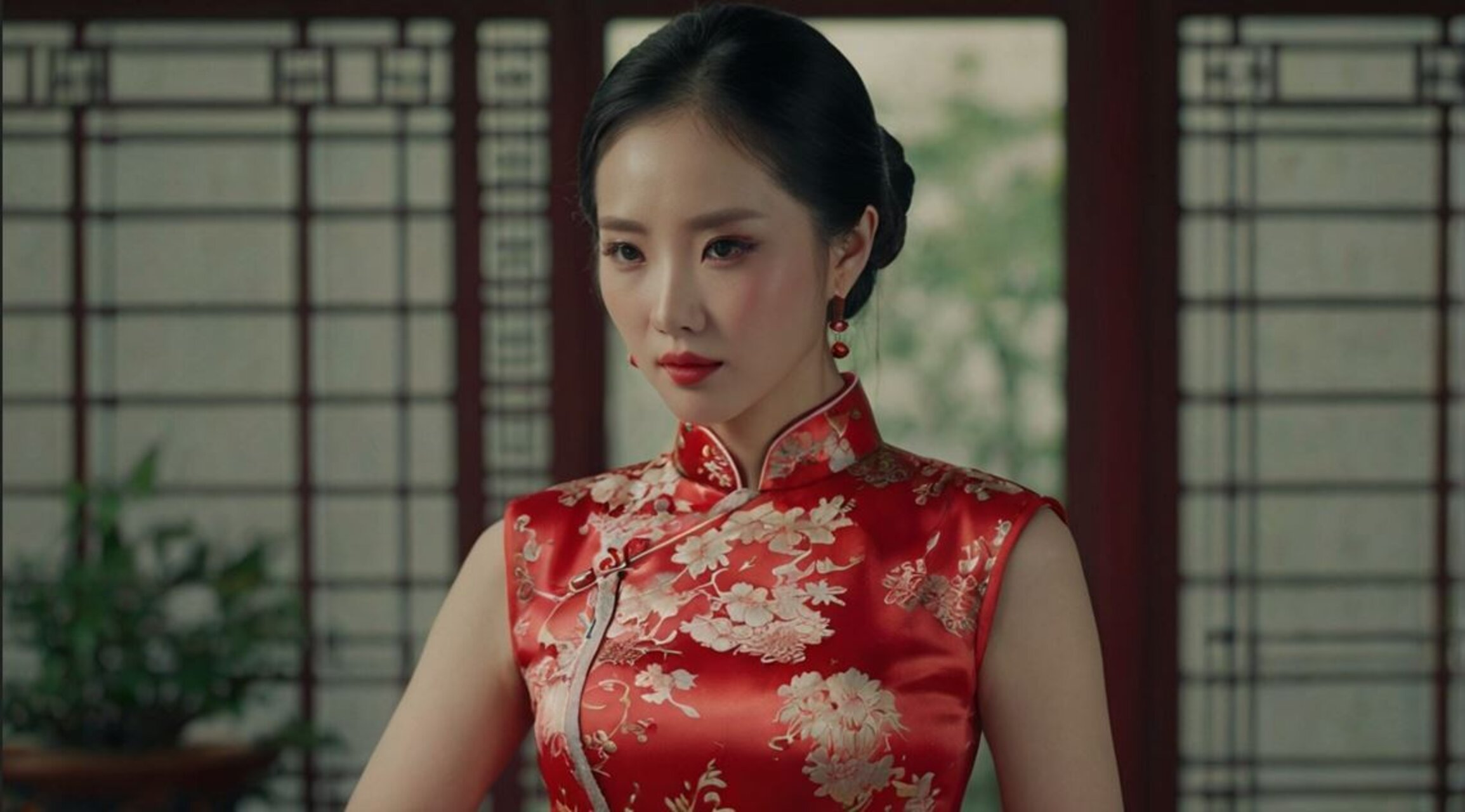 cheongsam manche